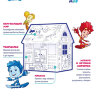 Картонный игровой домик-раскраска для детей "Удивительный мир"