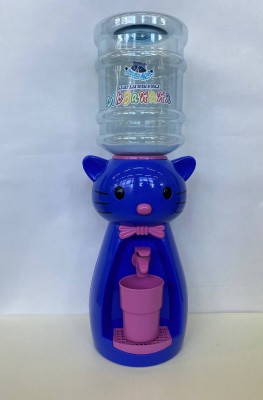 Детский кулер АкваНяня кошка синяя с сиреневым