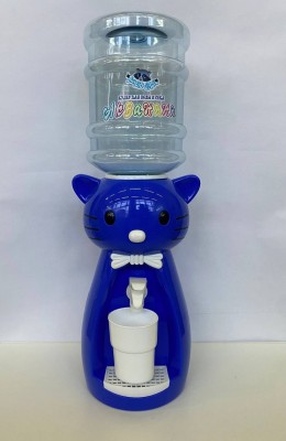 Детский кулер АкваНяня кошка синяя с белым